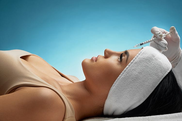 Bild zeigt Botox Behandlung