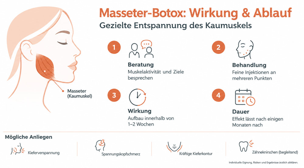 Grafik zum SEO Masseter in Wien