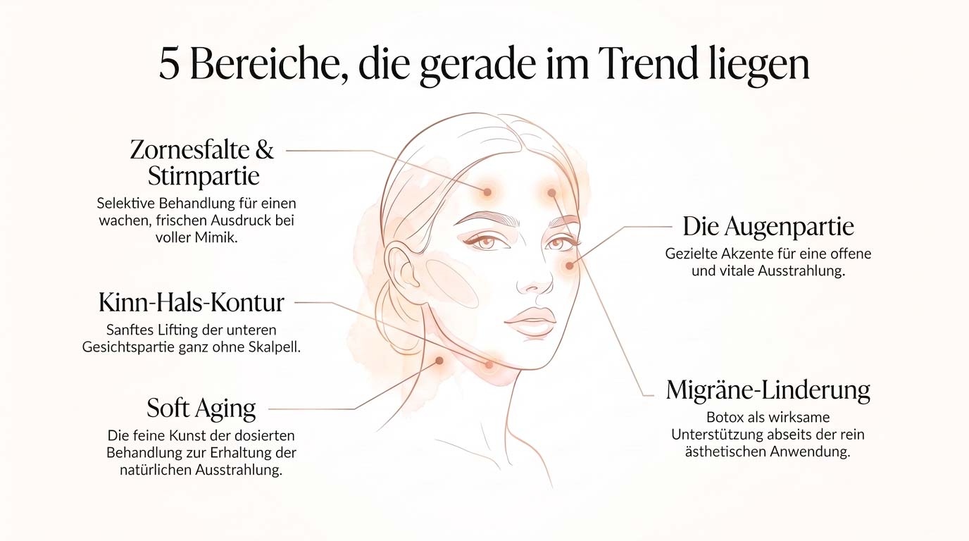 Grafik zum Thema Wo ist Botox gefragt
